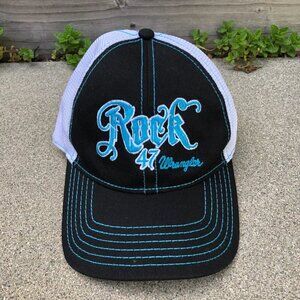 AQHYA Qualifying Rock 47 Wrangler Trucker Hat Men's Adjustable Cap Black​​